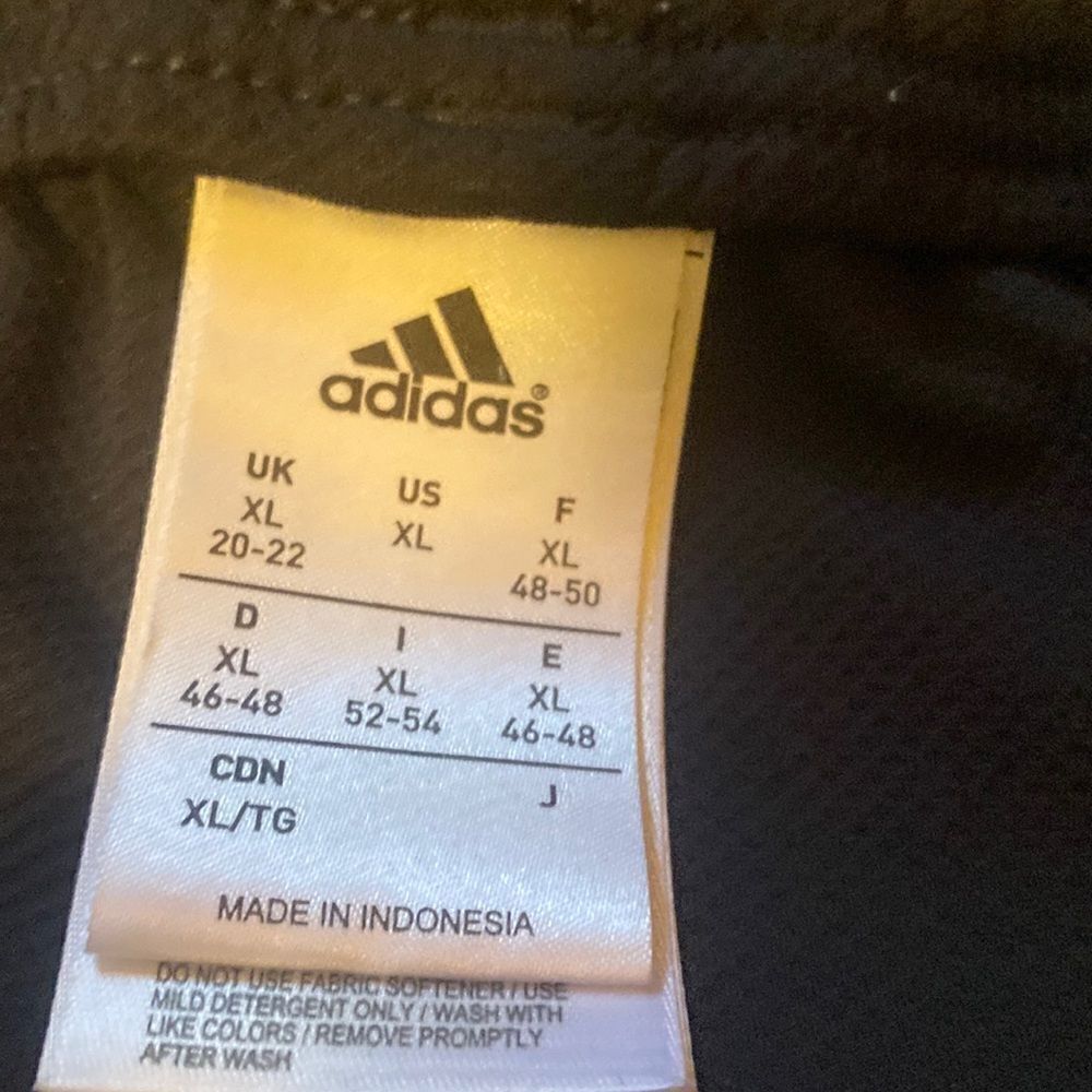 Adidas athletic shorts size XL